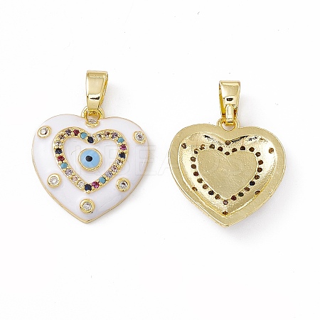 Brass Enamel Pendants KK-E068-VC036-1