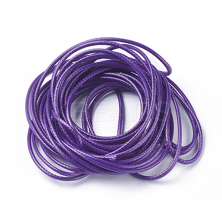 Braided Korean Wax Polyester Cords YC-WH0001-07-1