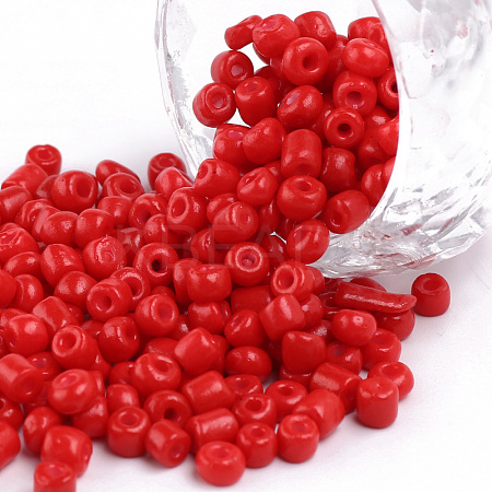 Baking Paint Glass Seed Beads SEED-S003-K20-1