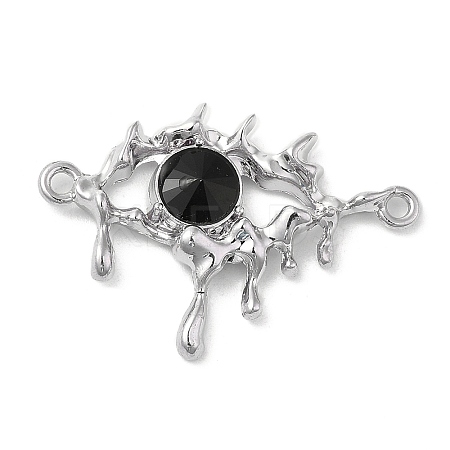 Alloy Jet Rhinestone Pendants LS-PALLOY-P294-01P-02-1