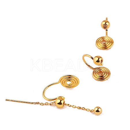 Brass Clip-on Earring Findings LS-WG21877-08-1