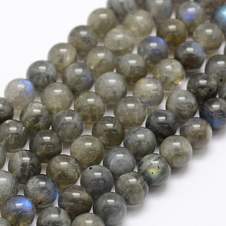 Natural Labradorite Beads Strands LS-G-P322-31-8mm-1
