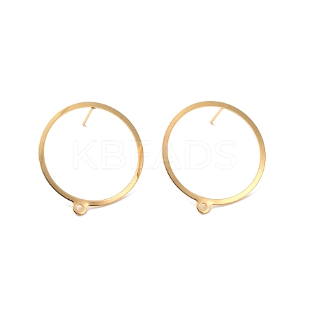 201 Stainless Steel Stud Earring Findings STAS-K241-12G-1