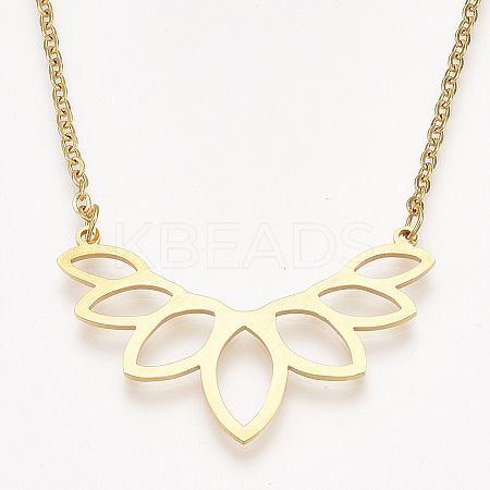 201 Stainless Steel Pendant Necklaces LS-NJEW-T009-JN063-2-40-1