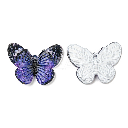 Opaque Acrylic Pendants MACR-D078-01F-1
