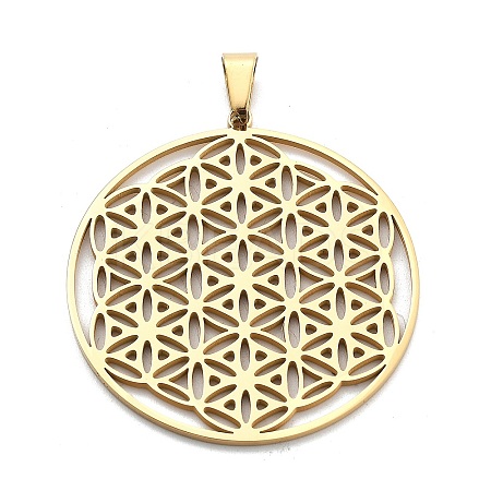 Ion Plating(IP) 304 Stainless Steel Pendants STAS-P209-18G-1