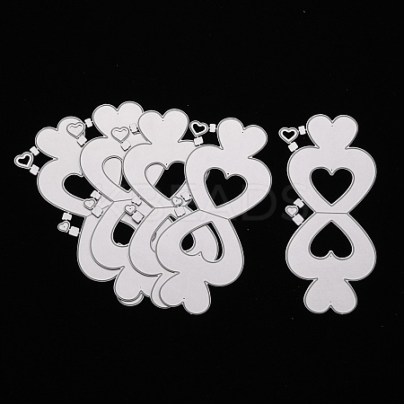 Heart Carbon Steel Cutting Dies Stencils DIY-A008-26-1
