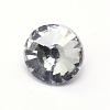 Glass Rhinestone Button BUTT-WH0015-21D-01-1
