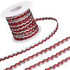 17M Sparkle Polyester Metallic Wavy Fringe Trim Ribbon OCOR-GF0004-47E-1