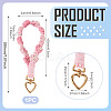 Cotton Braided Flower Pendant Decorations AJEW-TAC0030-032G-07-3