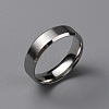 Matte Style 304 Stainless Steel Wide Band Finger Rings for Women Men RJEW-WH0009-14E-P-1