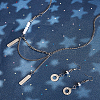 12Pcs 2 Style 304 Stainless Steel Pendants STAS-DC0010-22-6