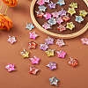 36Pcs 6 Colors Transparent Resin Pendants RESI-TA0001-52-13