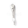 Brass S-Hook Clasps KK-C062-043P-1