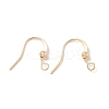 Brass Earring Hooks KK-H503-26G-1