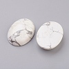 Natural Howlite Flat Back Cabochons G-G741-22x30mm-19-2