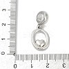 Brass European Dangle Charms LS-KK-Z097-01O-GP-3