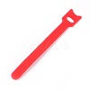 Magic Sticker Polyester Nuckle Cable Ties Reusable Self-Adhesive Headphone Cable Line Bundle Polyester Cable Ties Magic Tie AJEW-TAC0019-21F-1