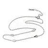 304 Stainless Steel Link Chain Necklaces for Women Men NJEW-K292-01J-P-4