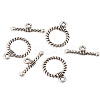 120 Sets Tibetan Style Alloy Toggle Clasps FIND-SP0003-91-5