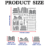 BBQ Daily Theme Stainless Steel Metal Stencils DIY-WH0279-178-2
