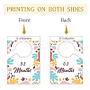 PVC Plastic Rectangle Baby Closet Size Dividers AJEW-WH0350-004-3