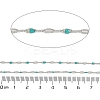 Brass Dapped Chains AJEW-Q153-02P-07-2