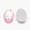 Acrylic Rhinestone Flat Back Cabochons X-GACR-Q011-13x18-06-2