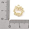 Brass Micro Pave Cubic Zirconia Pendants LS-KK-K371-41A-G-3