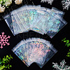 50Pcs Double Face Laser Rectangle PE Cellophane Bags ABAG-TAC0013-14A-5