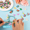 44pcs 11 styles Opaque & Transparent Resin Pendants RESI-TA0001-82-4