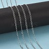 Tarnish Resistant 304 Stainless Steel Curb Chains CHS-R009-05-5