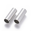 Tarnish Resistant 304 Stainless Steel Tube Beads STAS-F205-03P-I-1
