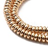 Electroplated Synthetic Non-magnetic Hematite Beads Strands G-M095-C01-05KCG-3