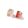Baking Paint Handmade Gold Sand Lampwork Beads LAMP-P072-01A-M-2
