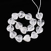 Natural Quartz Crystal Beads Strands G-P570-E21-01-3