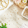 800Pcs 2 Colors Rack Plating Brass Beads KK-BBC0023-18-4