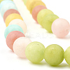 Dyed Natural White Jade Beads Strands LS-G-T106-312-2