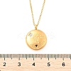 304 Stainless Steel Clear Cubic Zirconia Constellation Pendant Necklaces NJEW-R021-02G-11-5