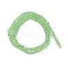 Electroplate Glass Beads Strands GLAA-B023-01A-10-2
