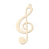 Long-Lasting Plated Brass Filigree Pendants KK-K336-41KCG-1