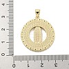 Rack Plated Brass Pendant KK-P270-05D-G-3