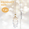 1Pc Brass Big Pendant Decorations HJEW-LP0002-88-2