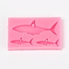 Shark Food Grade Silicone Pendant Molds LS-AJEW-WH0022-22-1