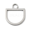 304 Stainless Steel Pendants STAS-P433-13B-P-1