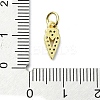 Brass Micro Pave Cubic Zirconia Pendants KK-H475-54G-02-3