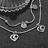 304 Stainless Steel Multi-strand Bracelets BJEW-Q038-08P-3