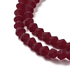 Imitate Austrian Crystal Frosted Glass Beads Strands GLAA-F029-TM2mm-B27-4