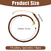 14Pcs 14 Styles Polyester Braided Round Cord Necklace Making NJEW-PH01638-2