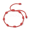 Adjustable Polyester Braided Bracelets for Women BJEW-JB13411-2